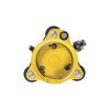Base Nivelante Com Prumo Ótico Aj10 (Amarela)