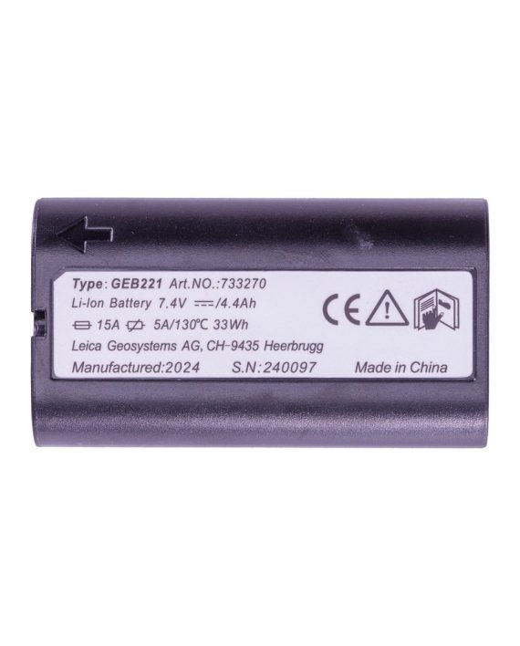 Bateria ZBA400 – GEB221 para Estação Total Leica e Geomax
