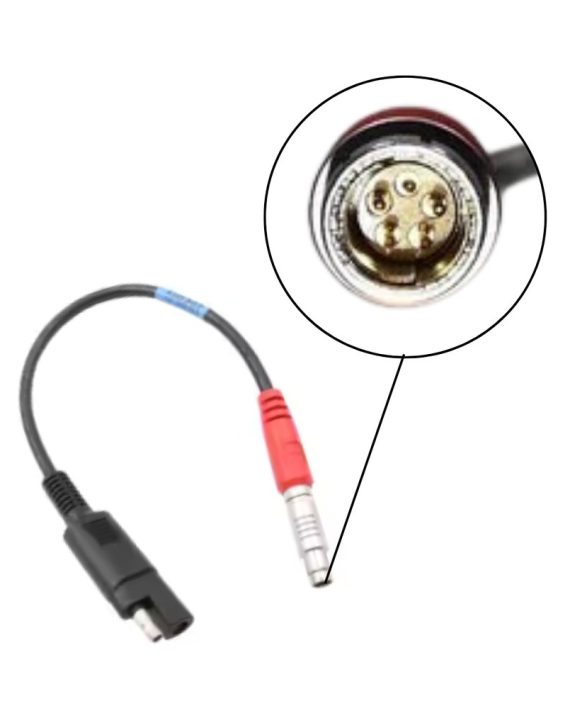 Cabo Sae para Alimentação de Energia Receptor GNSS Hiper Topcon