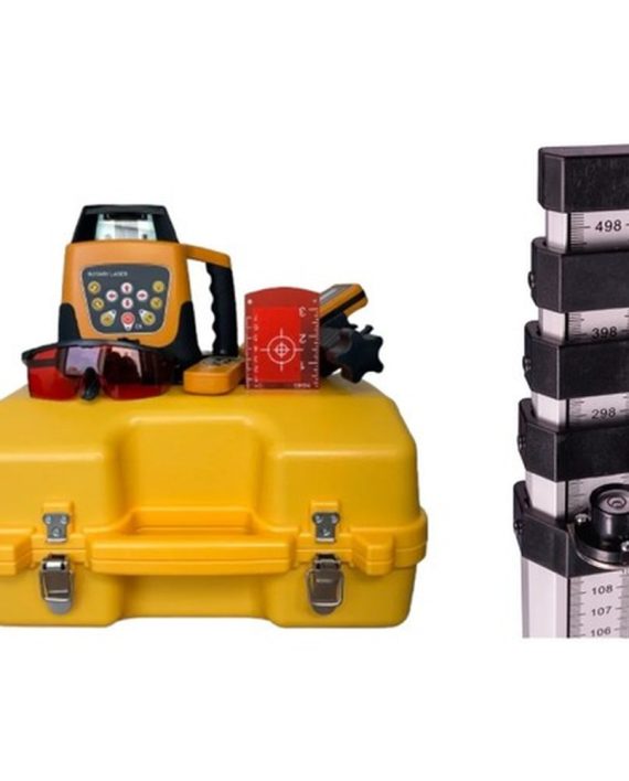 Kit Nível Laser Esp203 Giratório Xpex + Mira 7m