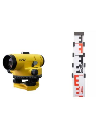 Kit Nível Óptico At-32 + Mira de 7 Metros Xpex