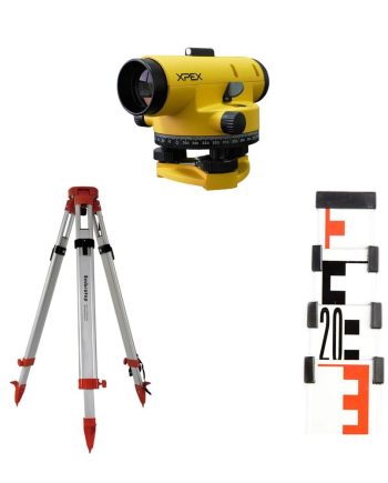 Kit Nível Óptico AT-32 + Tripé de Alumínio + Mira de 4 Metros Xpex