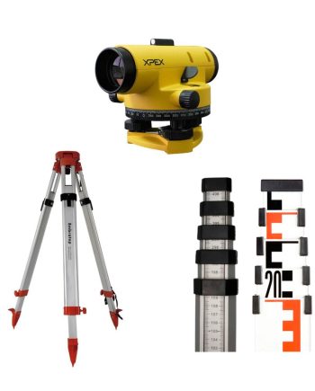Kit Nível Óptico AT-32 + Tripé de Alumínio + Mira de 5 Metros Xpex