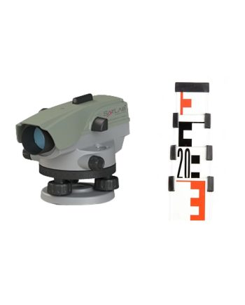 Kit Nível Óptico Satlab Sal 32 + Mira de 4 Metros Xpex