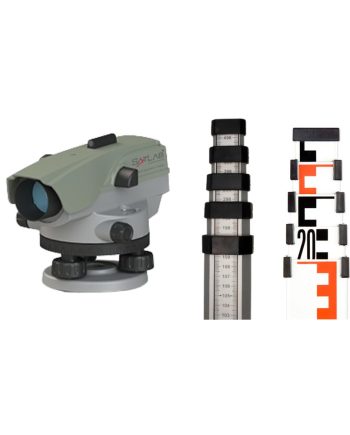Kit Nível Óptico Satlab Sal 32 + Mira de 5 Metros Xpex