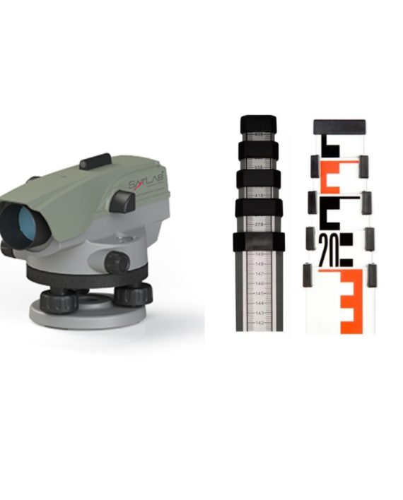 Kit Nível Óptico Satlab Sal 32 + Mira de 7 Metros Xpex