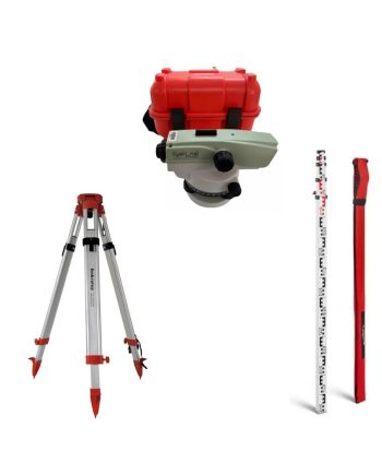 Kit Nível Óptico Satlab Sal 32 + Tripé de Alumínio + Mira de 7 Metros Xpex