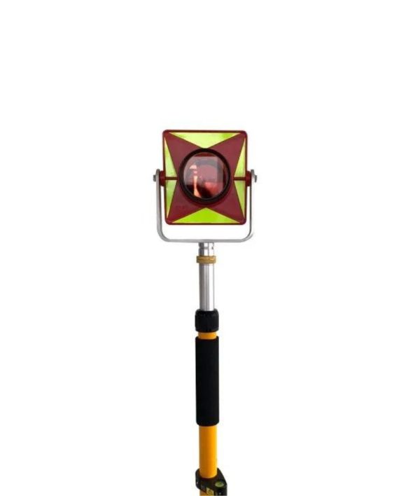Kit para Estação Total – Tripé de Alumínio + Bastão de 2,60m + Prisma Topografia