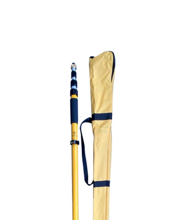 Kit para Estação Total – Tripé de Alumínio + Bastão de 4,60m + Prisma Topografia